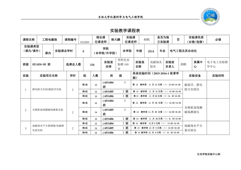 大学生课外实验项目申请表.doc_第1页