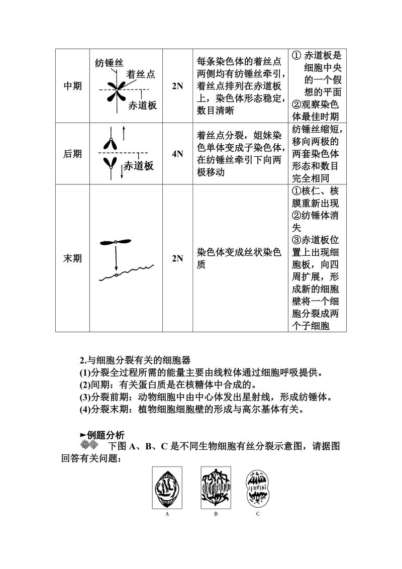 人教版生物必修一：第6章-章末知识整合与训练（含答案解析）.doc_第2页