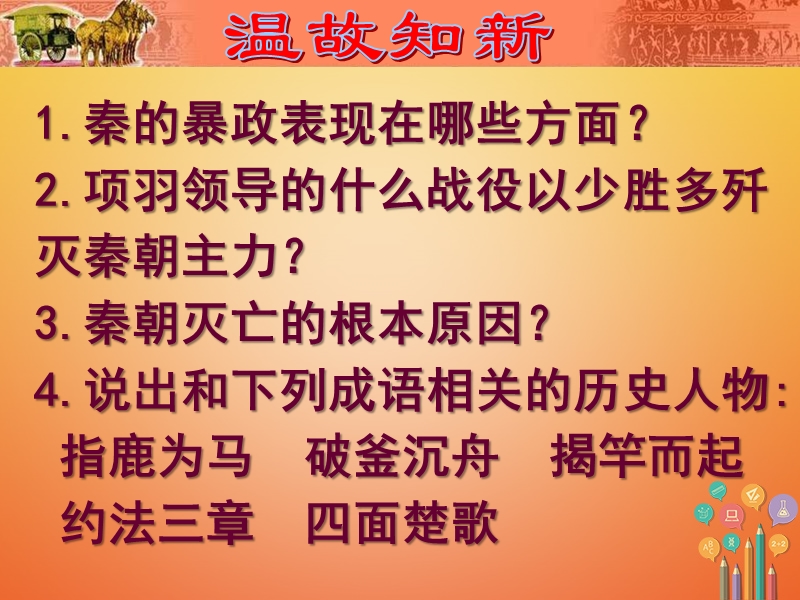 内蒙古鄂尔多斯市达拉特旗七年级历史上册 第11课 西汉建立和“文景之治”课件 新人教版.ppt_第1页