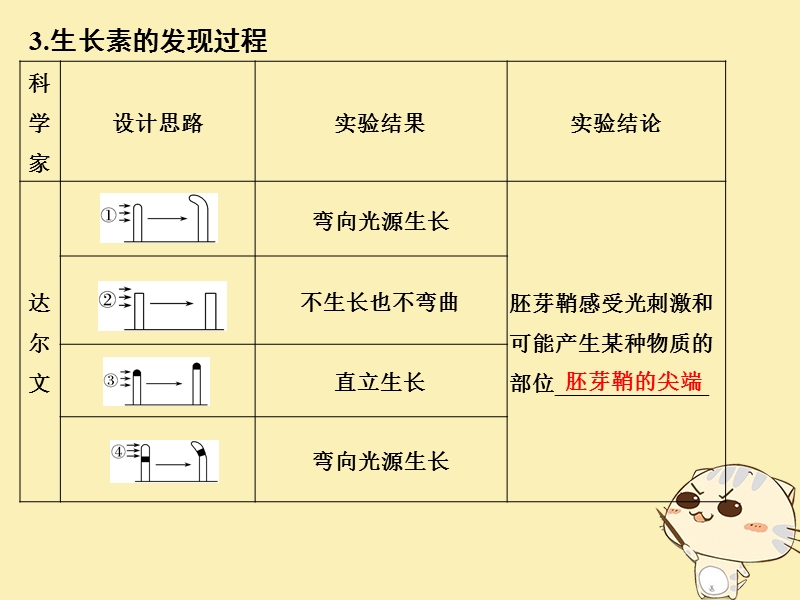 2018_2019版高中生物第二章生物的个体稳态第四节第1课植物生长素的发现课件苏教版必修.ppt_第3页