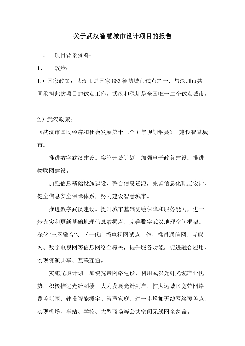 武汉智慧城市项目分析表.doc_第1页