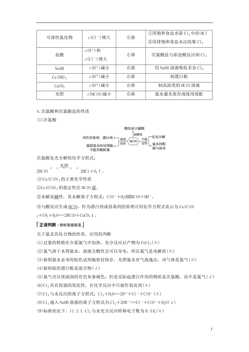 2019版高考化学一轮复习第四章非金属及其化合物第15讲富集在海水中的元素__卤素学案.doc_第3页