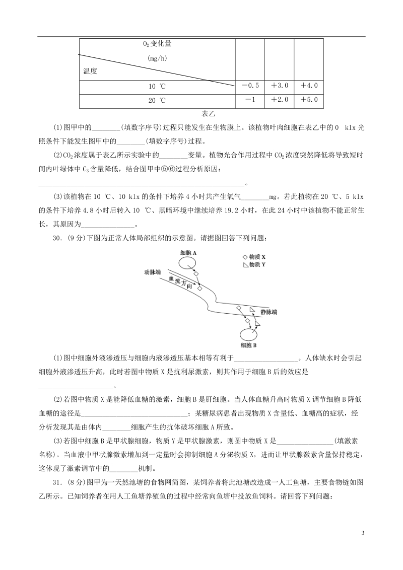 2018年高考生物模拟试题精编二十.doc_第3页