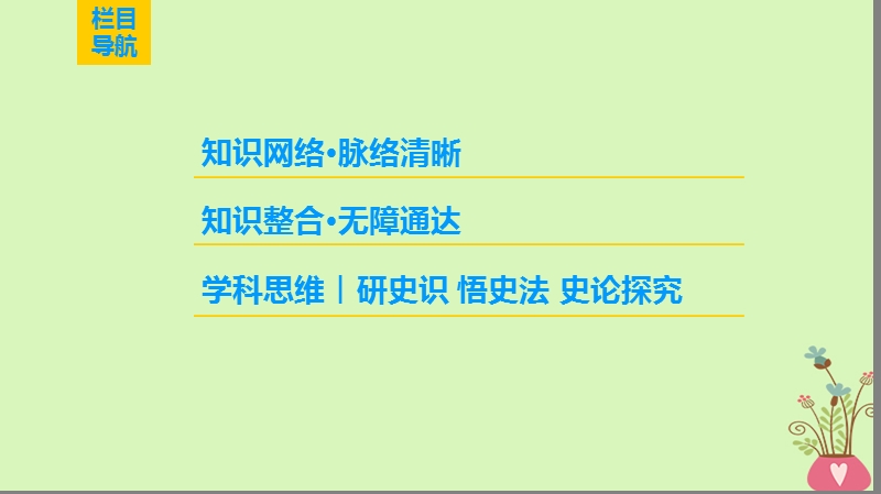 2019版高考历史一轮复习第9单元资本主义世界市场的形成和发展单元高效整合课件北师大版.ppt_第2页