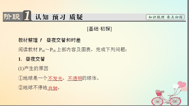 2018版高中地理第1章行星地球第3节第2课时地球自转的地理意义课件新人教版必修.ppt_第3页