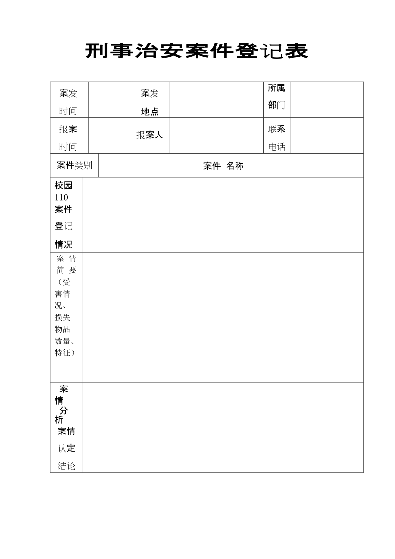 刑事治安案件登记表.doc_第1页