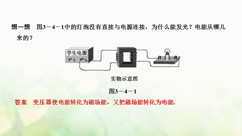 2018_2019版高中物理第三章电磁感应第4讲变压器课件新人教版选修.ppt_第3页