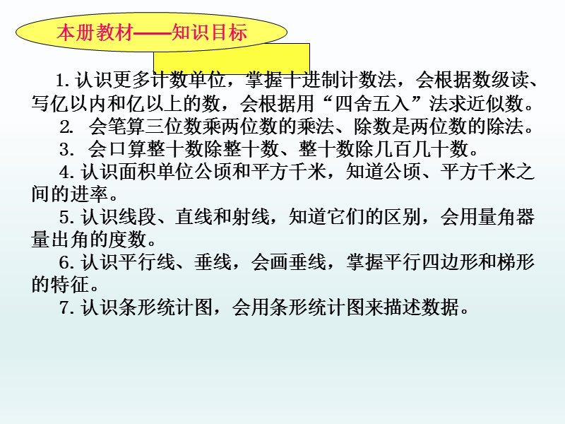 2017最新数学四年级上人教版第一至八单元知识树备课课件（123张）.ppt_第3页