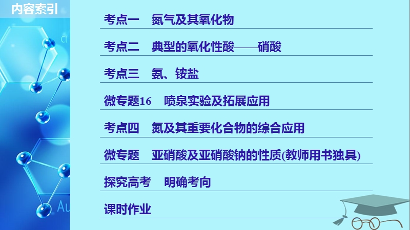 2019版高考化学一轮复习第四章非金属及其化合物第17讲氮及其化合物课件.ppt_第3页