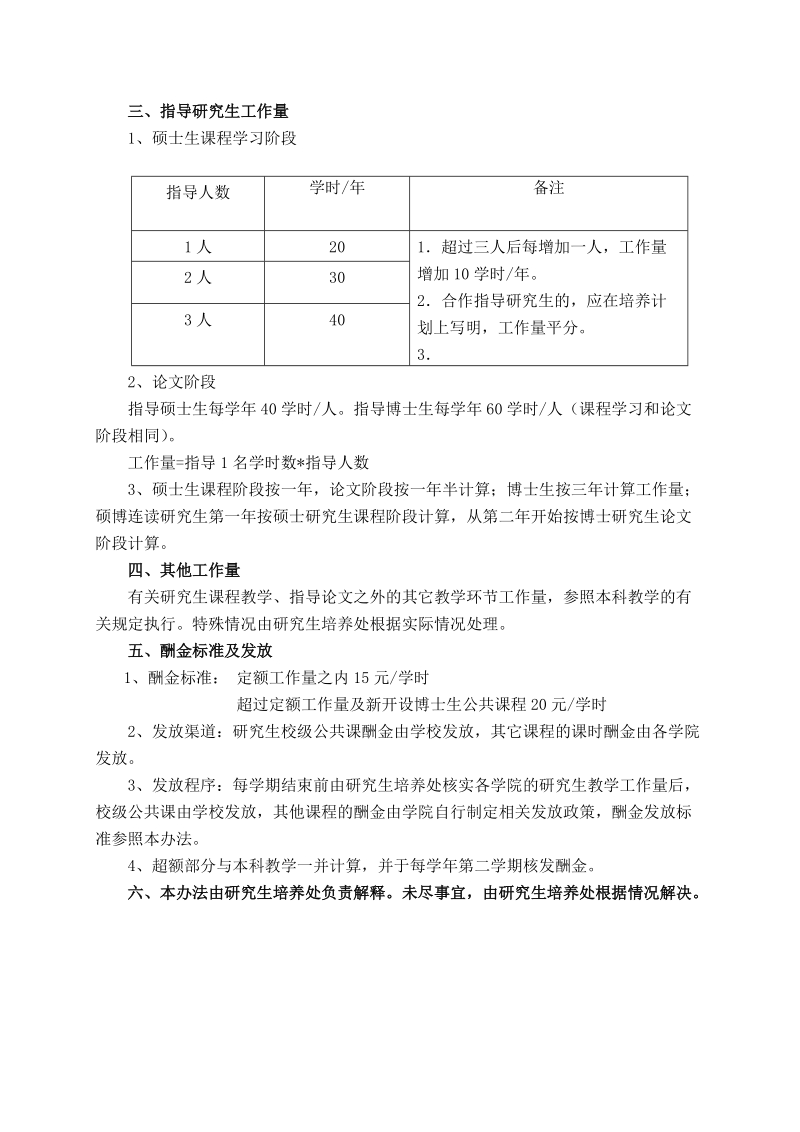 合肥工业大学研究生教学工作量及酬金管理暂行办法.doc_第2页