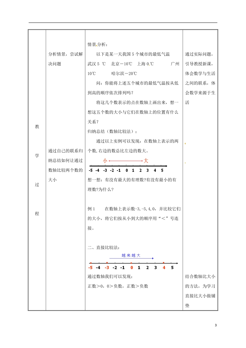 湖南省益阳市资阳区迎丰桥镇七年级数学上册第一章有理数1.2有理数1.2.4绝对值第2课时教案新版新人教版.doc_第3页