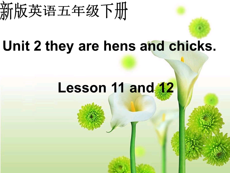 五年级下英语课件（人教新版）五年级英语下册课件 unit2 lesson11&12人教（新版）.ppt_第1页