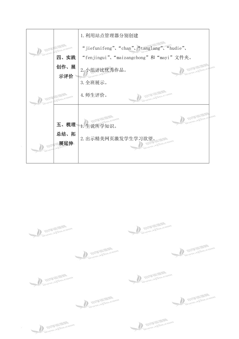 （青岛版）五年级信息技术下册教案 第一课 创建站点.doc_第3页