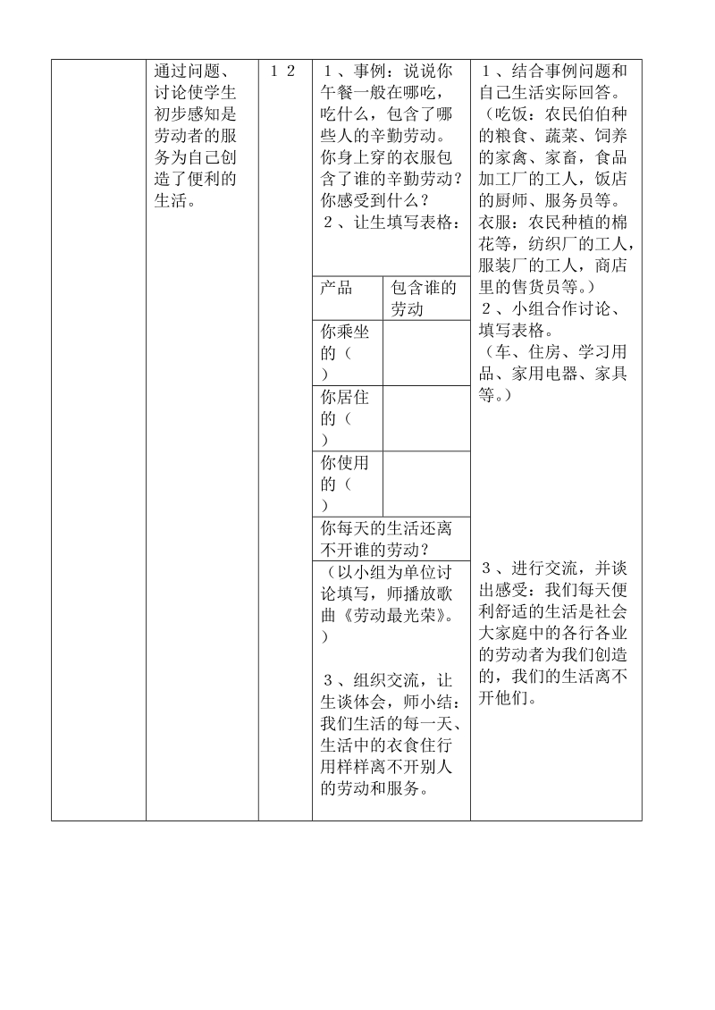 （首师大版）三年级品德下册教案 大家庭中你我他.doc_第2页