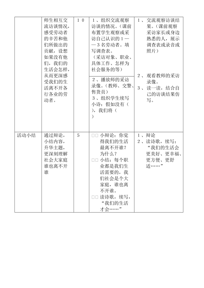 （首师大版）三年级品德下册教案 大家庭中你我他.doc_第3页