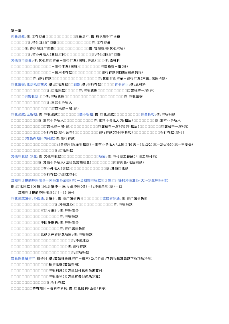 初级会计实务第一章资产重点总结.doc_第1页