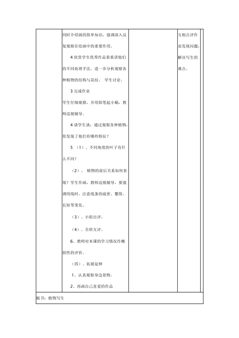 浙美版（2014秋）美术五年级下册 11、植物写生 (1).doc_第2页