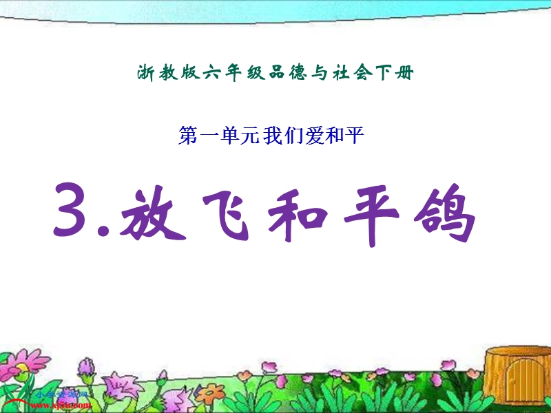 （浙教版）六年级品德与社会下册课件 放飞和平鸽 1.ppt_第1页