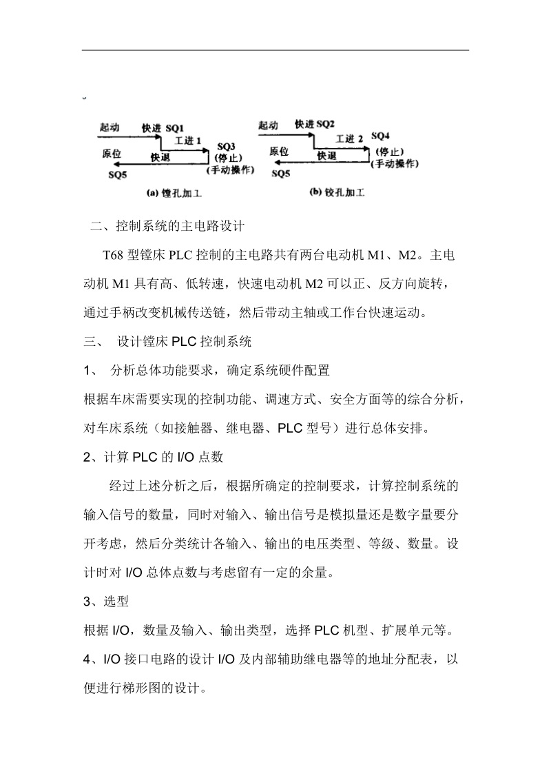 卧式镗床plc控制系统设计-开题报告-机械论文 蔡兴胜.doc_第3页