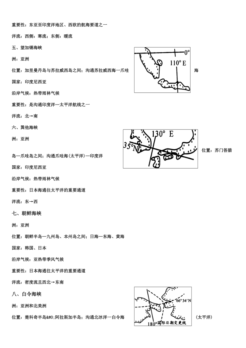 世界著名海峡、运河 复习 整理.doc_第2页