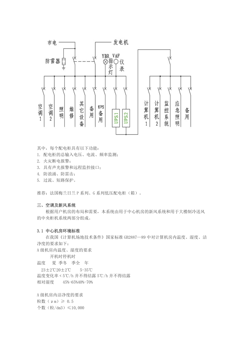 中心机房建设方案(工程商专用版).doc_第3页