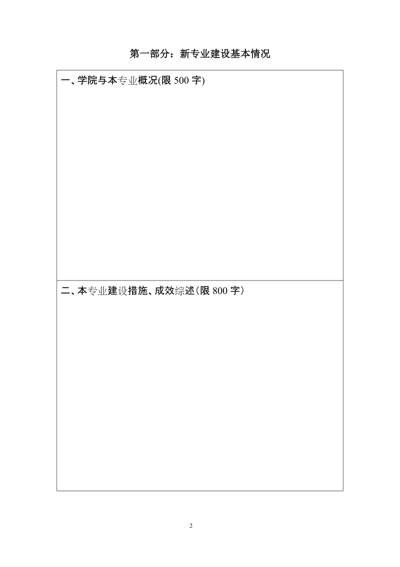 嘉兴学院南湖学院新专业建设自查报告.doc_第2页