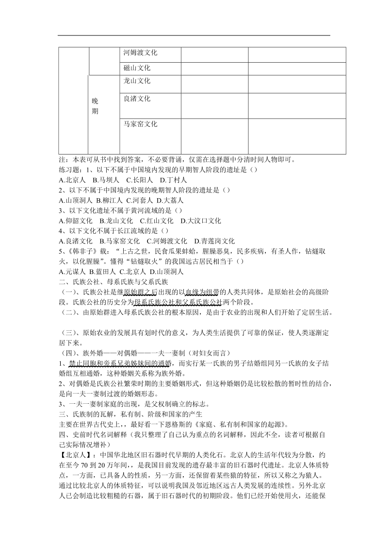 中国远古时代归纳总结.doc_第2页