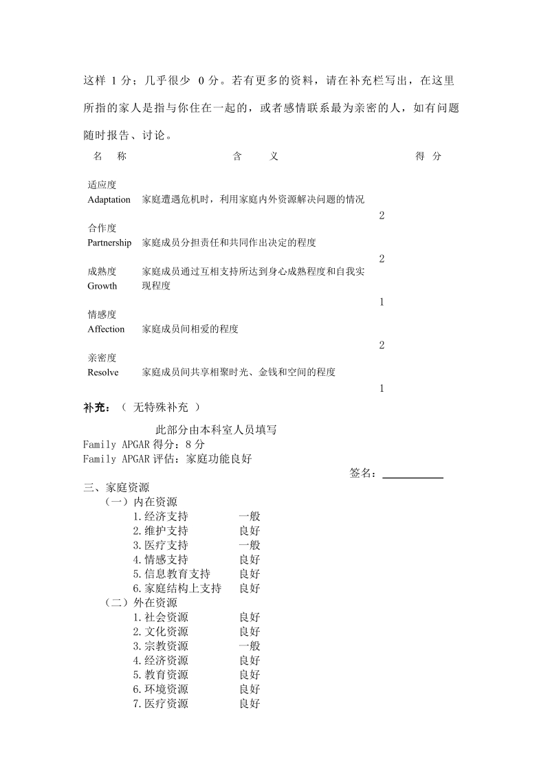 全科医学作业家庭评估报告范文.doc_第3页