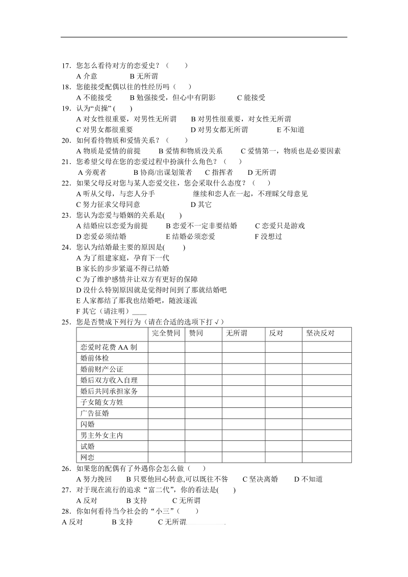 大学生婚恋观问卷.doc_第2页