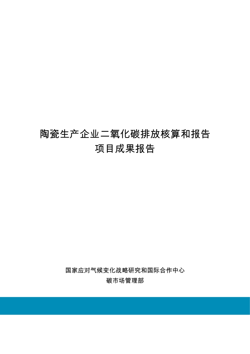 陶瓷项目成果报告.docx_第1页