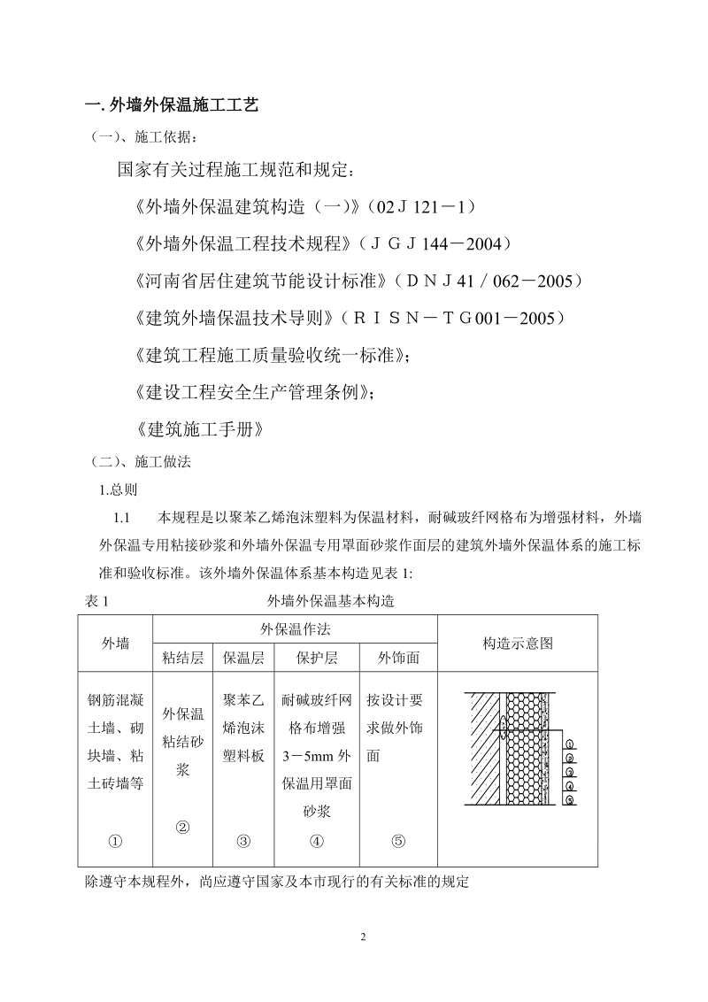 外墙外保温施工方案(聚苯板).doc_第2页