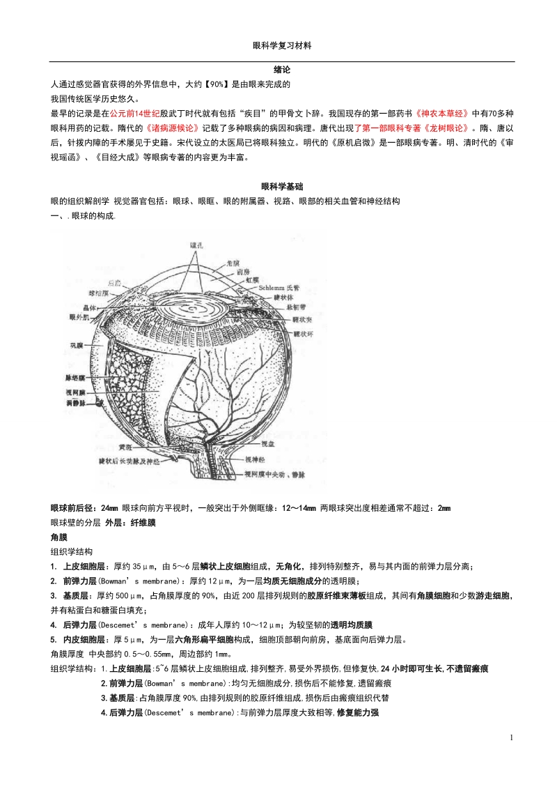 眼科学重点总结人卫第八版(终极版).doc_第1页