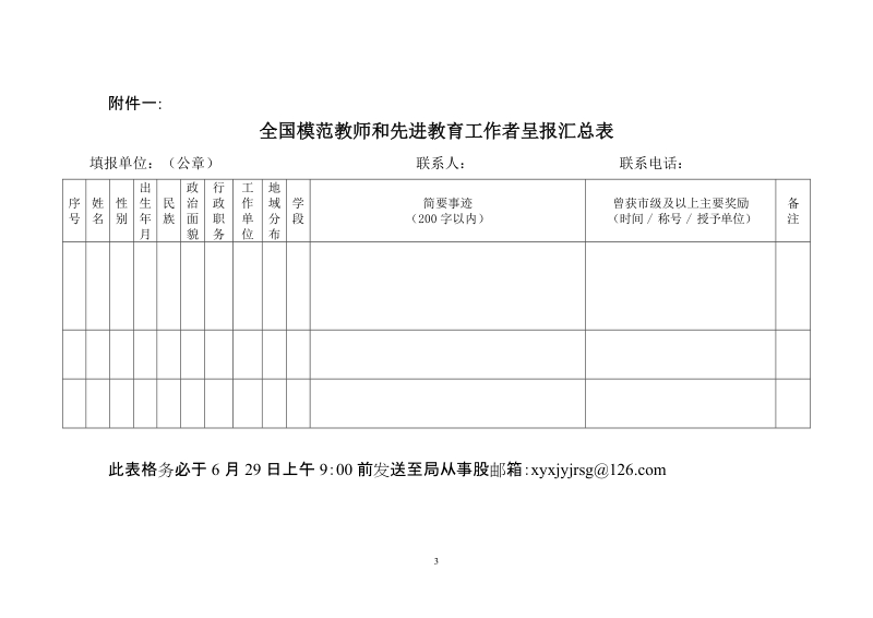 关于评选推荐全国教育系统先进集体和.doc_第3页