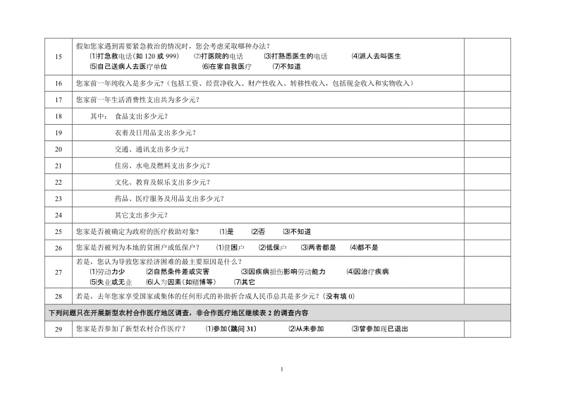 农村地区家庭一般情况调查表.doc_第2页