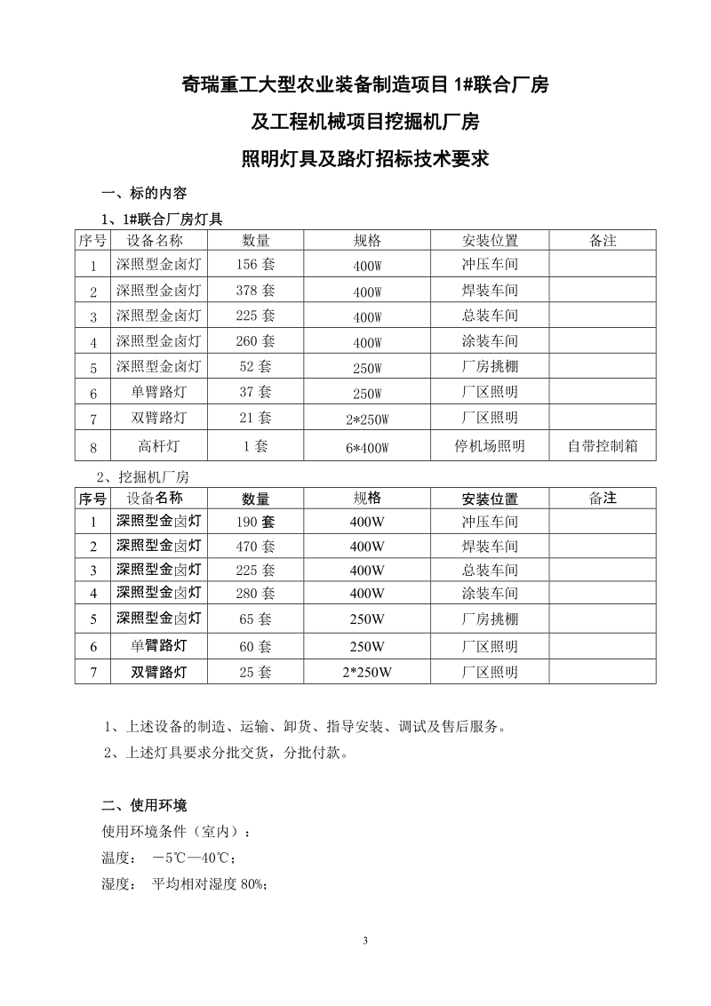 奇瑞重工金卤灯招标文件范本.doc_第3页