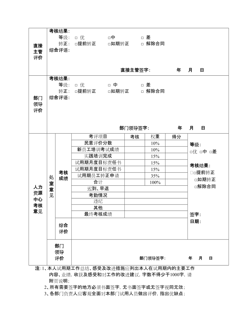 试用期员工转正申请表.doc_第2页