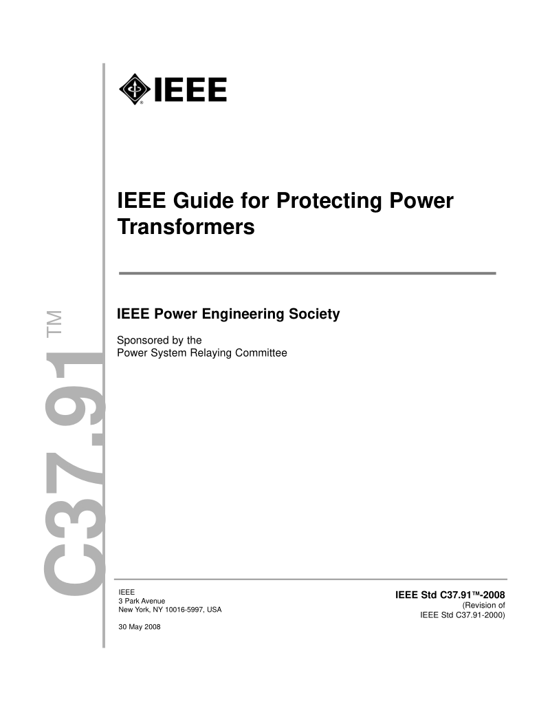 IEEE Std 37.91-2008 电力变压器继电保护导则.pdf_第1页