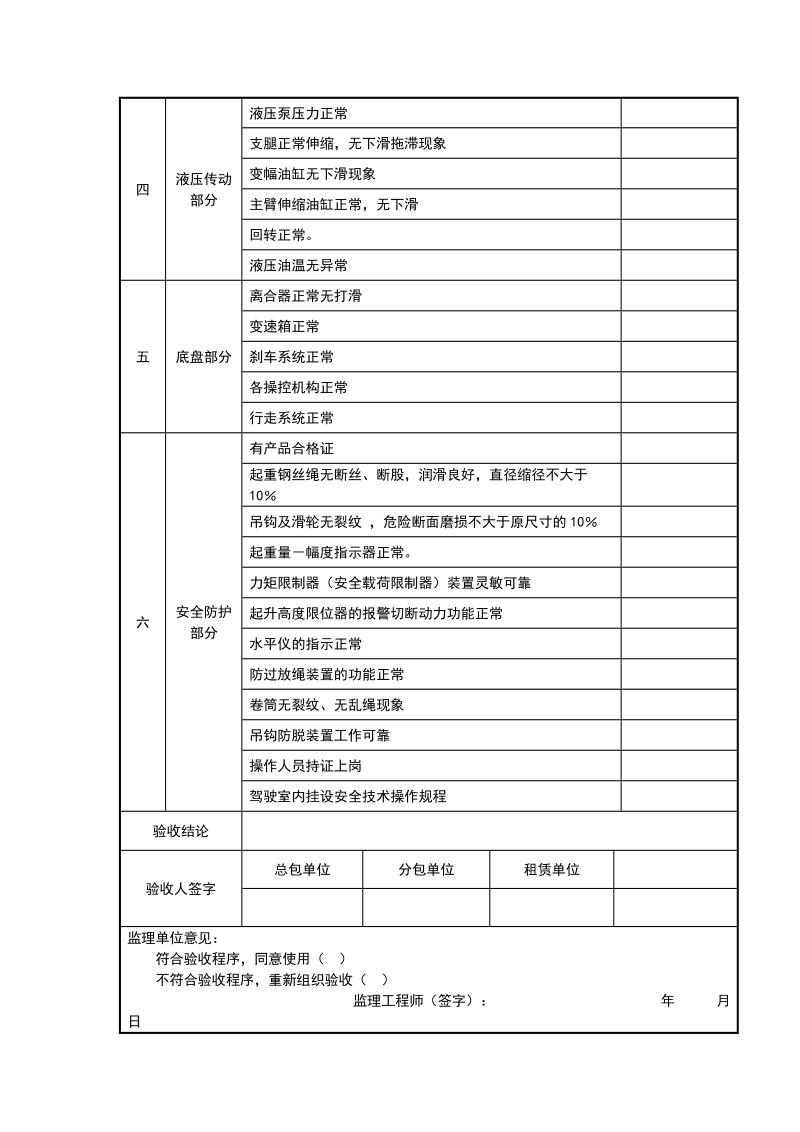 施工机械检查验收表(汽车吊)(表AQ-C9-7).doc_第2页