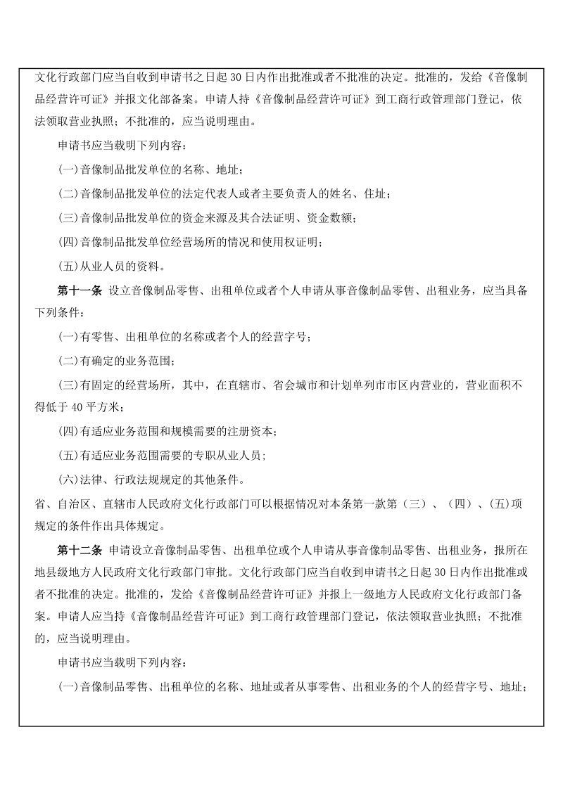 新闻出版类--音像制品批发、零售、出租管理办法.doc_第3页