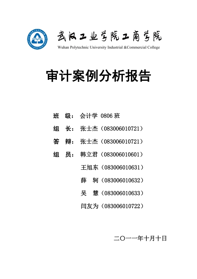 审计案例分析报告.doc_第1页