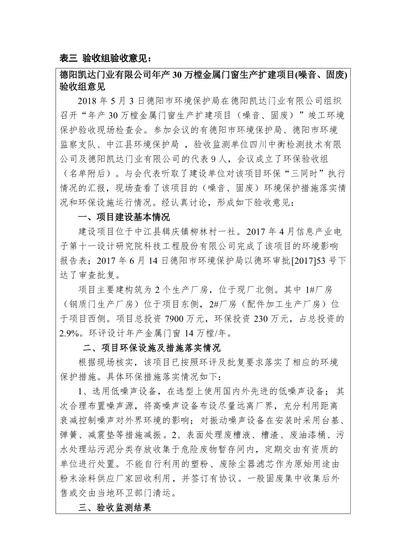 表三 验收组验收意见：.doc_第1页