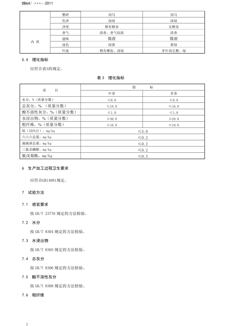 宁夏枸杞叶茶地方标准.doc_第3页