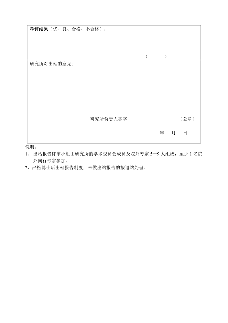 博士后期满出站科研工作评审表.doc_第3页