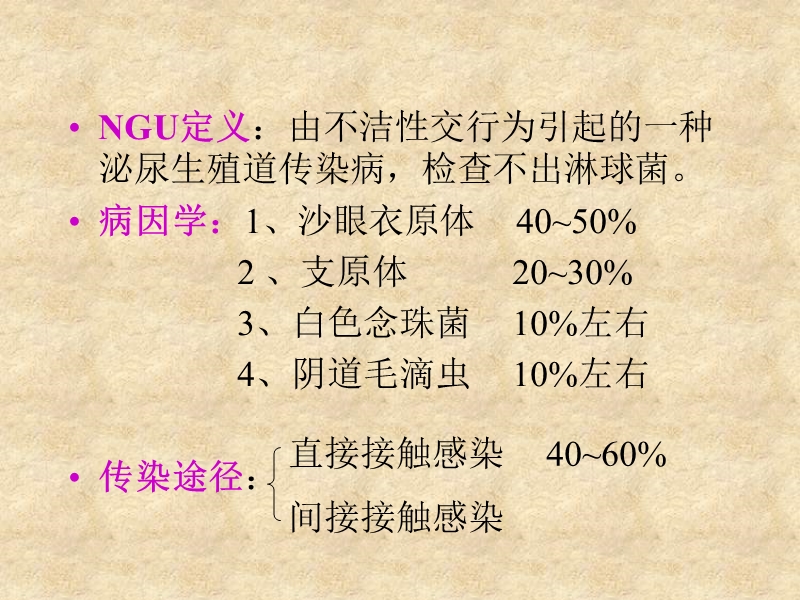 非淋菌性尿道炎（ngu） 第一临床医学院皮肤性病学教研室.ppt_第2页