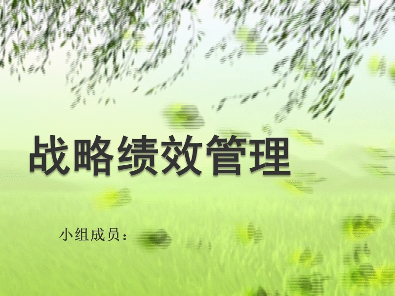 战略绩效管理.ppt_第1页