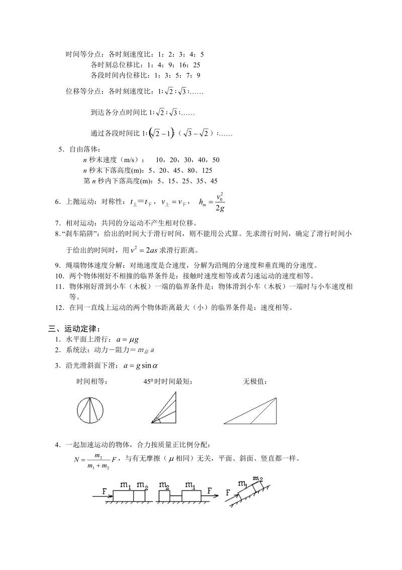 高中物理“二级结论”集.doc_第2页