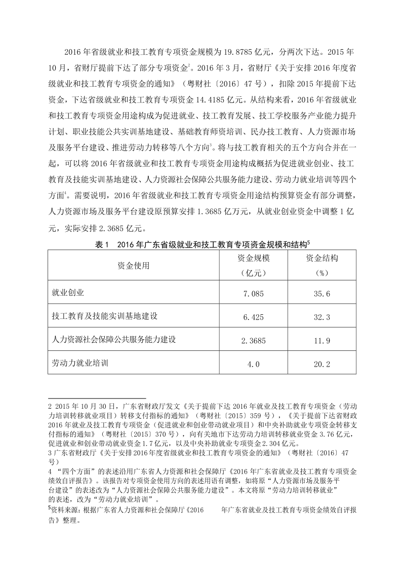 省级就业和技工教育专项资金支出绩效评价报告.docx_第3页