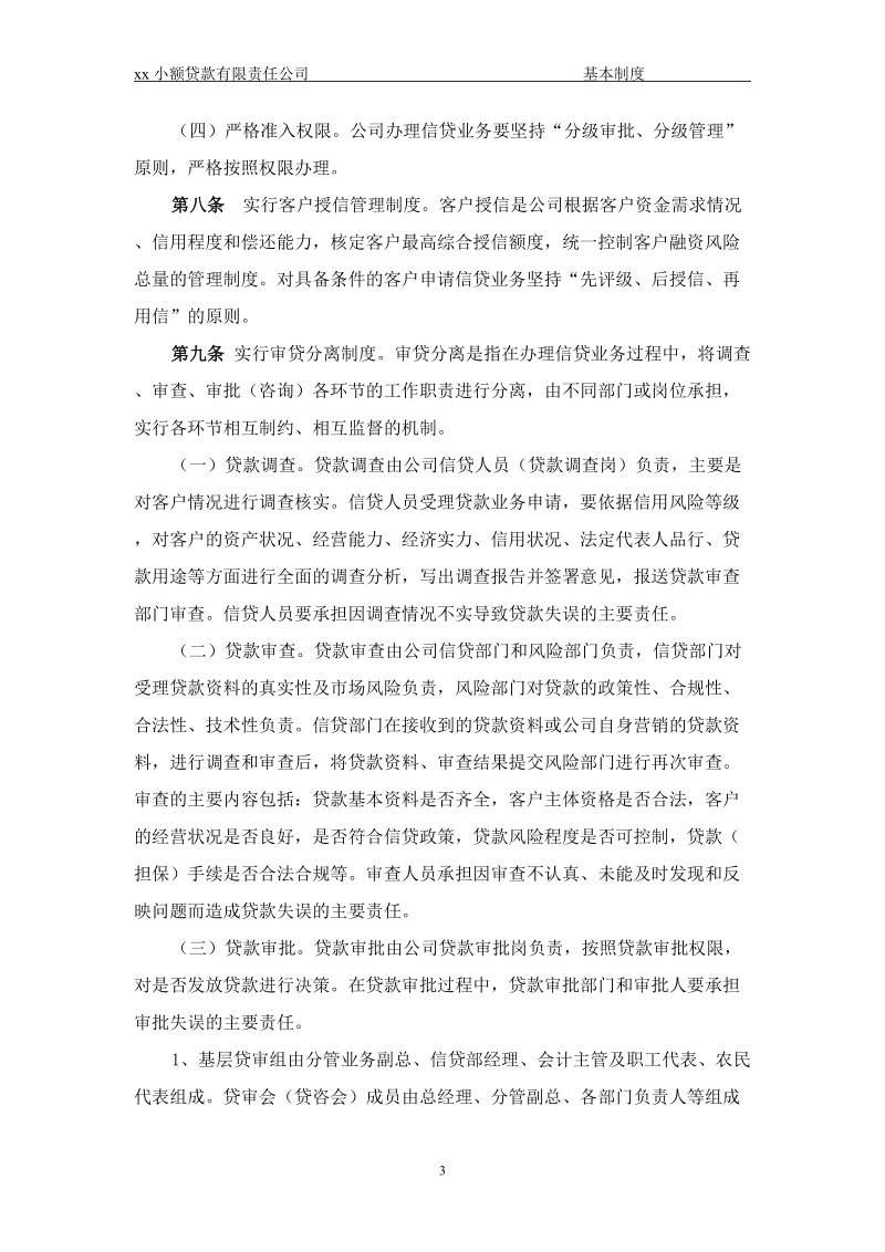 小额贷款公司的管理制度(全集).doc_第3页