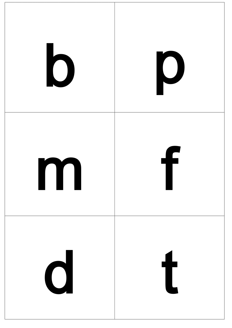 小学汉语拼音字母表卡片打印版.doc_第1页