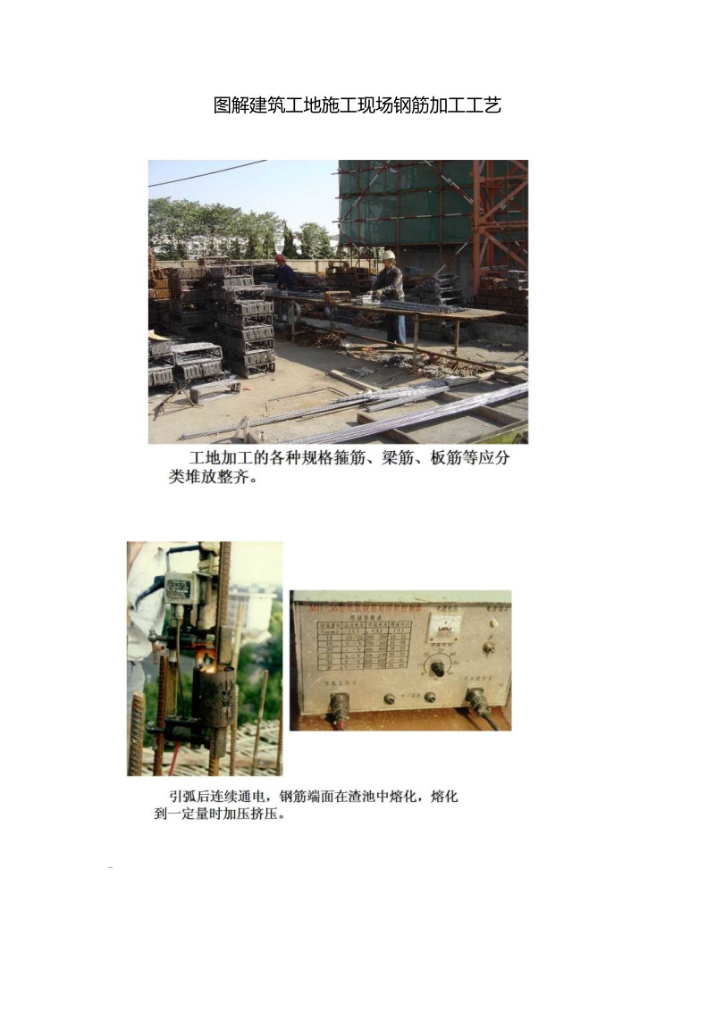 图解建筑工地施工现场钢筋加工工艺.docx_第1页